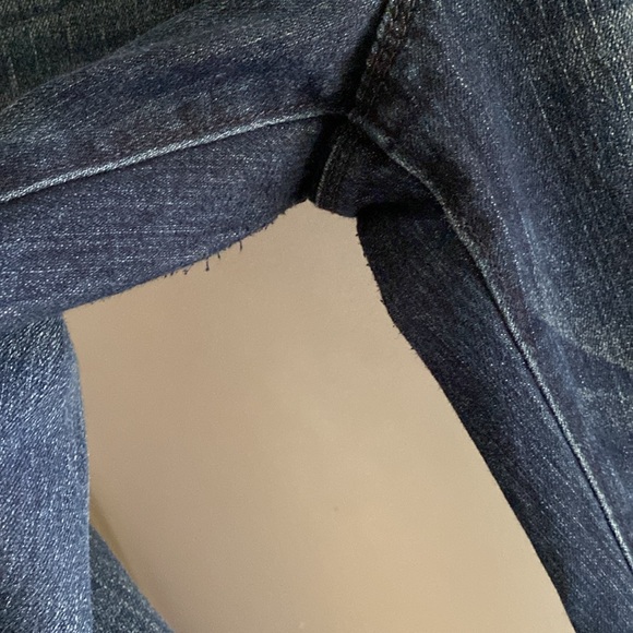 Dark blue jeans, Kardashian Kollection Premium Denim, Khloe curvy slim boot. - Picture 3 of 5